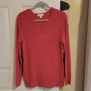 Coldwater Creek SzXL scoop neck long Ribbed Knit top